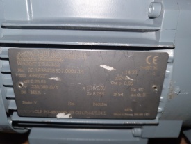 Reductor SEW 0.25 kw, 277 rpm 60 hz