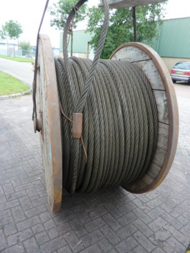 2 Rol staalkabel 38mm, lengte 500mtr. 