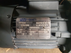 Reductor MAK 0.37 kw, 75 rpm 