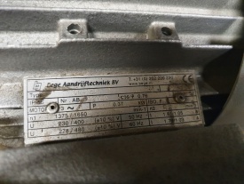 Reductor Bege 0.37 kw, 58 rpm 