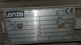 Reductor Lenze 0.25 kw, 111 rpm ! 
