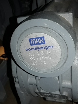 2 x Reductor Rotor 0.37 kw, 54 rpm