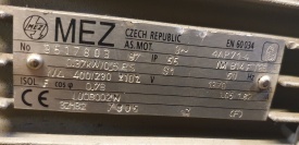 Reductor MEZ 0.37 kw, 68 rpm 