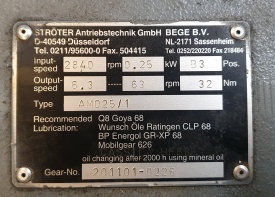 Reductor/variator Siemens 0.25 kw, 6,3-63 rpm