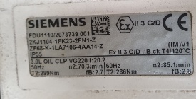 Reductor Siemens 2.2 kw, 70.3 rpm