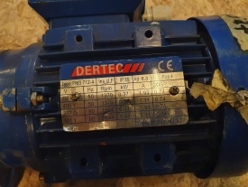 4 x Reductor Dertec 0.37 kw, 48 rpm 