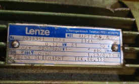 Variator Lenze 0.12 kw, 75-450 rpm 