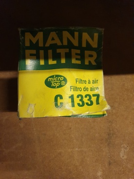 2 x Mann luchtfilter C1337 