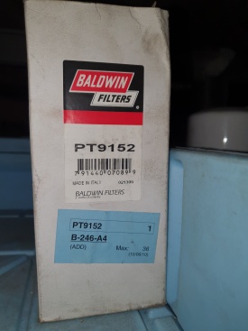 4 x Baldwin filter PT9152 
