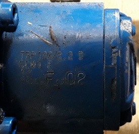 WB hydrauliekpomp KPO/2K LOSMXX 5MH 