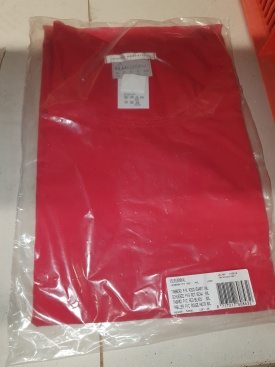 KLM kleding rood schort XXL 