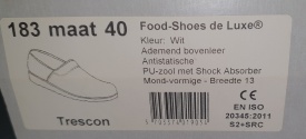 Food-Shoes de luxe werkschoenen 