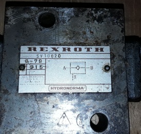3 x Rexroth Hydro Norma terugslagklep 