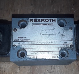 19 x Rexroth hydrauliek ventiel 4WE6D51/OFAG24N9K4