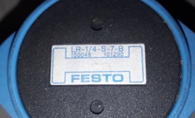 2 x Festo LR-1/4-S-7-B 