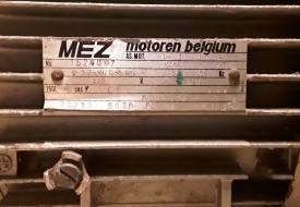 Elektromotor MEZ 0.37 kw, 1.430 rpm 220 volt 