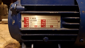 Elektromotor 0.18 kw, 2.780 rpm 230 volt 