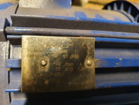 3x Elektromotor Cantoni 0.18 kw, 910 rpm 230 volt