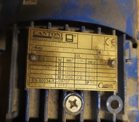Elektromotor Cantoni 2.2 kw, 1.410 rpm 