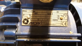 Elektromotor Mofa 0.55 kw, 1.380 rpm 