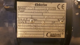 Elektromotor 0.12 kw, 1.380 rpm 