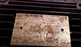 Elektromotor Rossi 5.5 kw, 1.420 rpm 