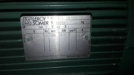 Elektromotor Leroy Somer 0.75 kw, 665 rpm 