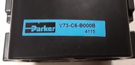 2 x Parker V73-C6-B000B aan/uit klep 