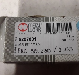 2 x Metalwork drukregelaar PNE501230 2.03 