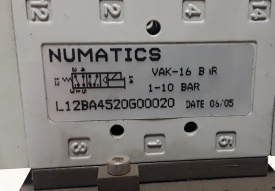 4 x Numatics ventieleiland L12BA4520G00020 