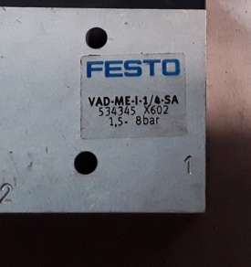 2 x Festo vacuümgenerator VAD-ME-I-1/4-SA 