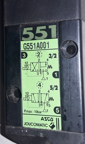7 x Asco magneetventiel G551A001 ( MS) 