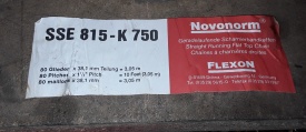 11 x Novonorm scharnierbandketting SSE 815-K 750 