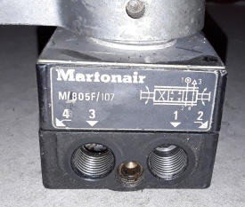 Martonair handbediend ventiel M/805F/107 