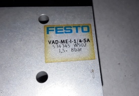 2 x Festo vacuümgenerator VAD-ME-I-1/4-SA 