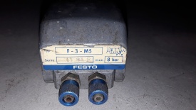 Festo ventiel met paddenstoelknop F-3-M5 