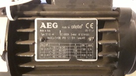 Elektromotor AEG 0.25 kw, 1.360 rpm 