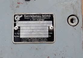 Reductor Nord 0.75 kw, 46 rpm  