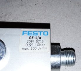 2 x Festo draaiverdeler GF-1/4 