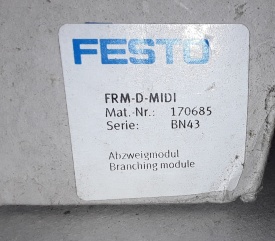 2 x Festo verbindingsmodule FRM-D-MIDI 