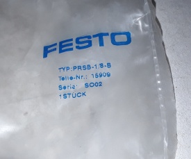 3 x Festo Blindplaat PRSB-1/8-B 15909