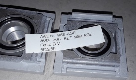 2 x Festo Sub-Base set MS9-AGE 