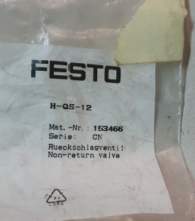 Festo terugslagklep H-QS-12 