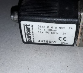 Burkert magneetventiel F413 C 06,0 NBR PA 