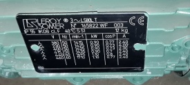 Reductor Leroy Somer 0.90 kw, 138 rpm 