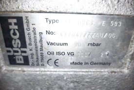 Vacuumpomp Busch 0063 E 503 