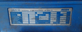 Elektrische kettingtakel ABUS 1000 KG 