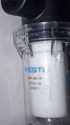 2 x Festo vacuumfilter VAF-DB-1/4 
