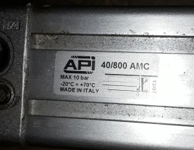 API cilinder 40/800 AMC 