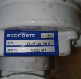 Econosto afsluiter met actuator EL-55 240/1/50 M 